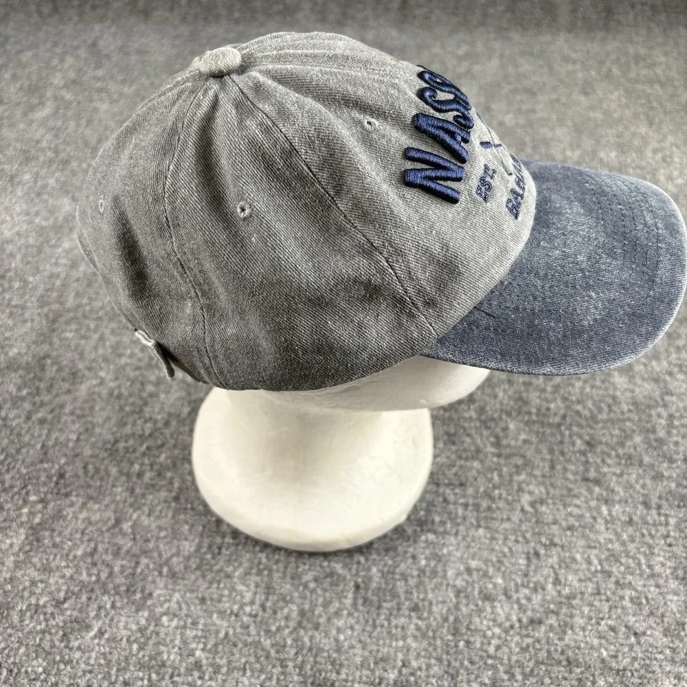 Nassau‎ Bahamas Baseball Cap Gray Blue Strapback Dad Hat Vacation Resort Beach